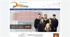 Desktop Screenshot of davesproshop.com